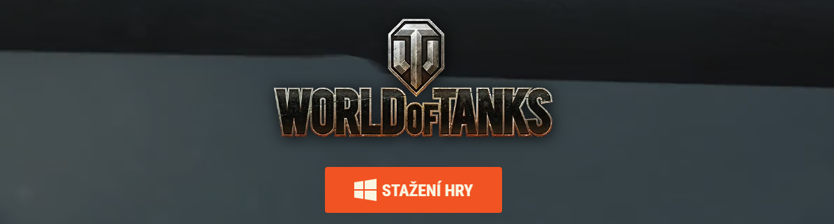 Logo World of Tanks s možností stažení hry a hraní online zcela zdarma