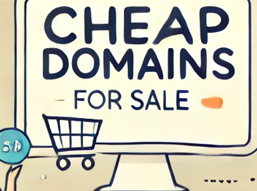 Nejlevnější domény na prodej v České republice - cheap domains infographic